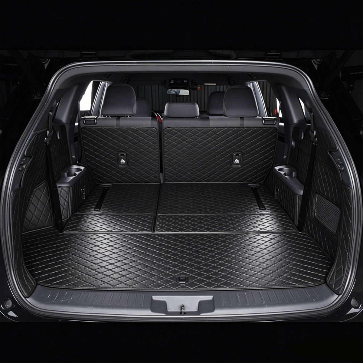 All-Weather Full Coverage Waterproof Trunk Mat  | Custom Fit Cargo Liner for SUV & Cars